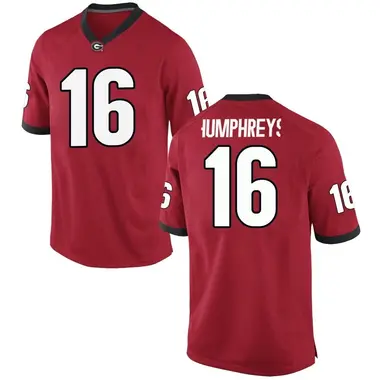 Men's Game London Humphreys Georgia Bulldogs Football College Jersey - Red