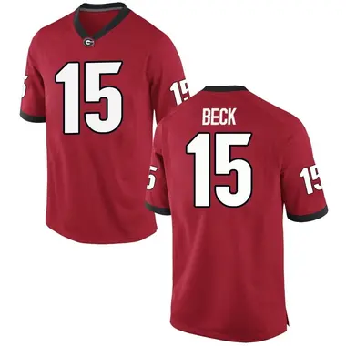 Youth Game Carson Beck Georgia Bulldogs Football College Jersey - Red