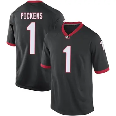 Youth Game George Pickens Georgia Bulldogs Football College Jersey - Black