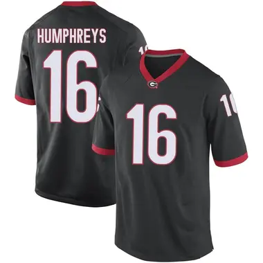 Youth Game London Humphreys Georgia Bulldogs Football College Jersey - Black